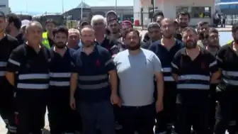 Pendik'teki İETT Garajında Çalışan İşçilerden İş Yavaşlatma Eylemi