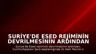 Suriye'de Esed Rejiminin Devrilmesinin Ardından İlk Halk Meclisi Oturumu Gerçekleştirildi