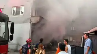 Zonguldak Ereğli'de Boş Binanın Bodrum Katında Yangın Çıktı