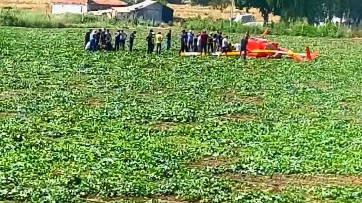 Ankara Temelli'de Hava Aracı Düştüğü İddia Edildi