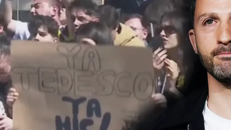 Domenico Tedesco'ya Samandıra'da Taraftarlardan Veda