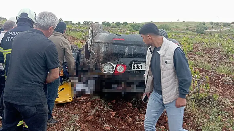 Mardin'de Trafik Kazası: 1 Ölü, 2 Yaralı