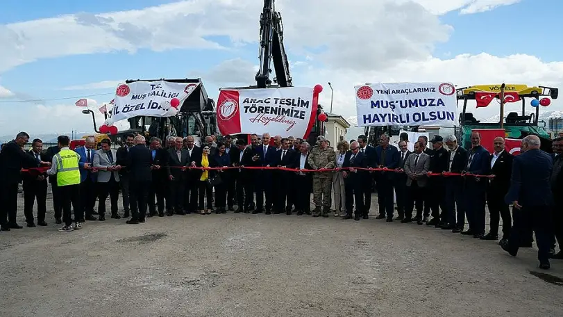 Muş İl Özel İdaresi'ne 40 Araçlık Filo Takviyesi Yapıldı