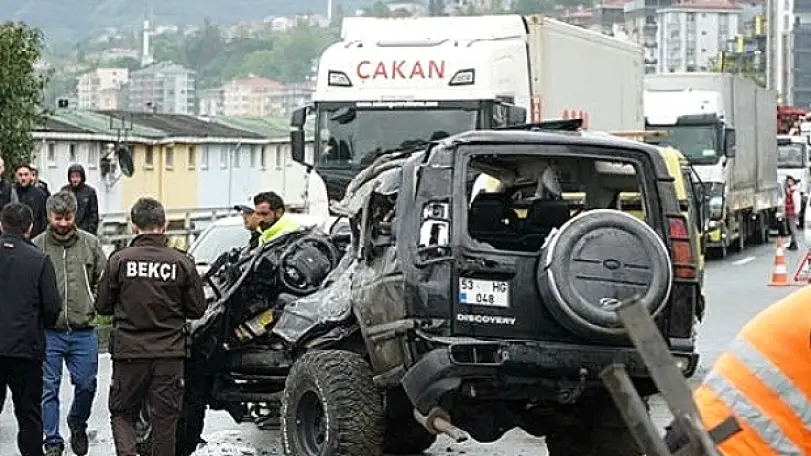 Rize'de Cip Faciası: 1 Ölü, 7 Yaralı
