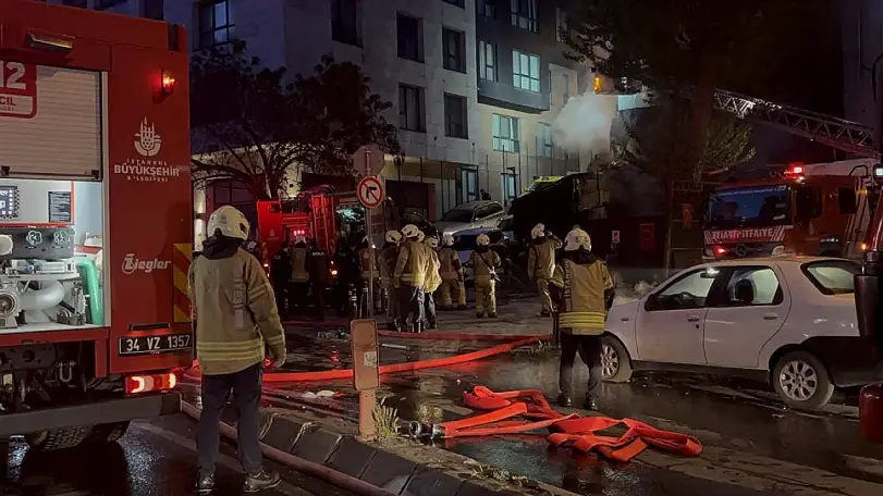 Şişli'de İş Yerinde Çıkan Yangın Söndürüldü