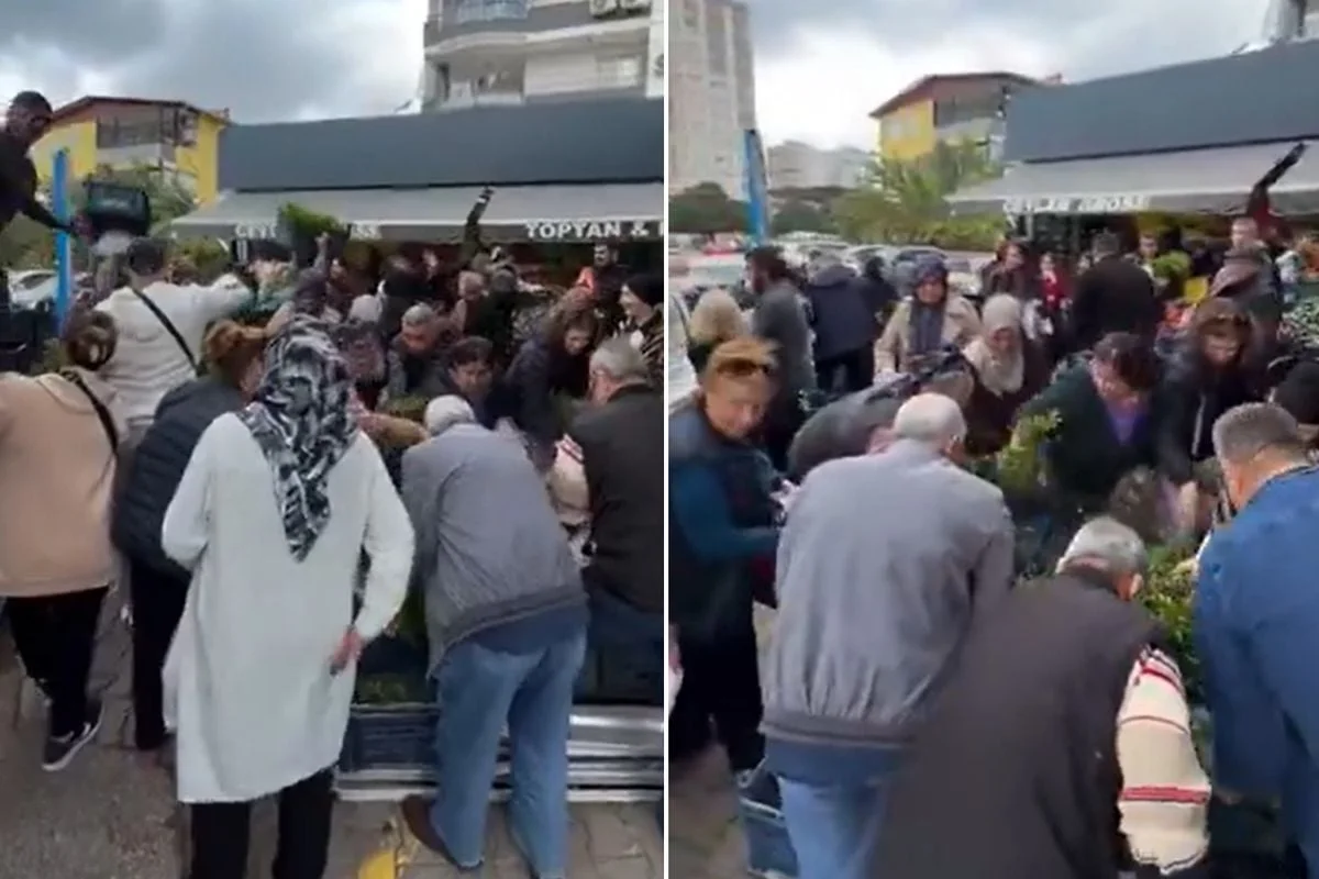 Adana'da Market Kampanyası İzdihama Yol Açtı: Nane ve Maydanoz 1 TL'ye Düştü