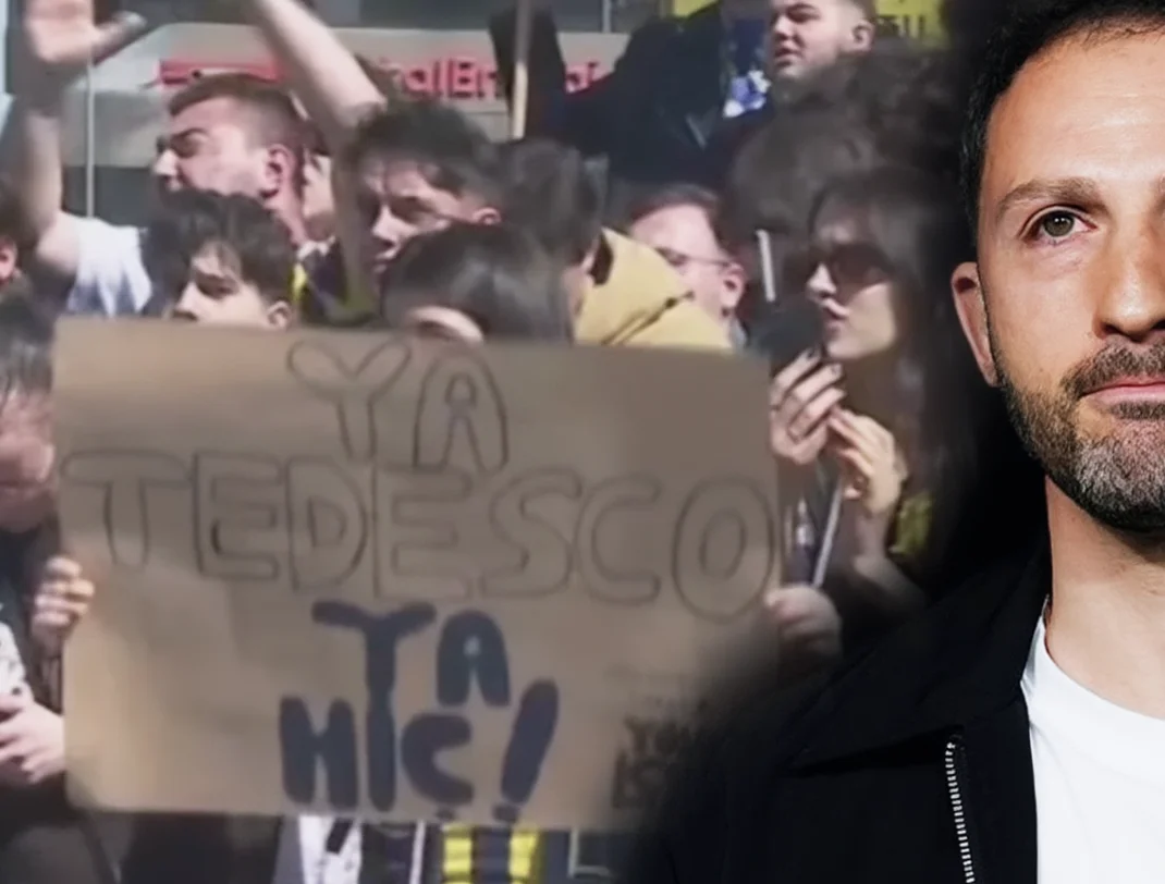 Domenico Tedesco'ya Samandıra'da Taraftarlardan Veda